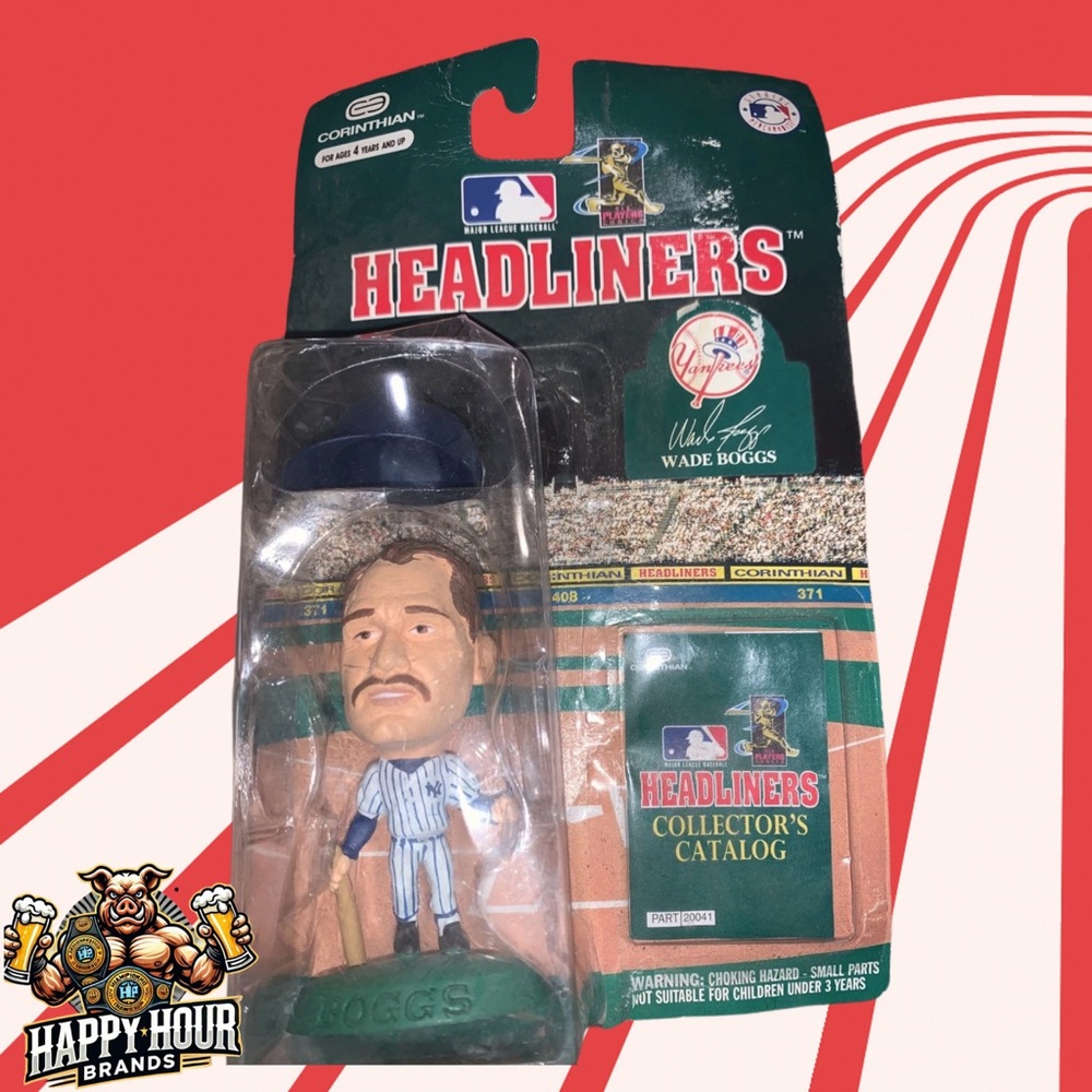 1996 MLB 3" Corinthian Headliners Wade Boggs New York Yankees